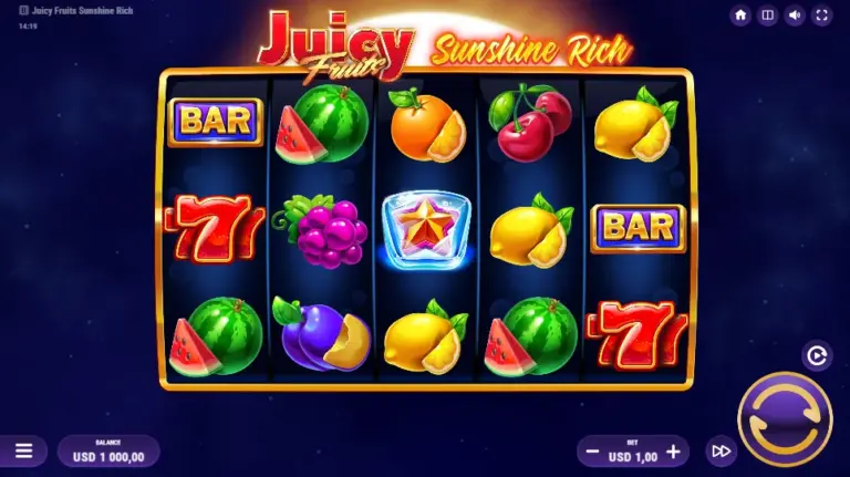 juicy fruits sunshine rich 1xbet